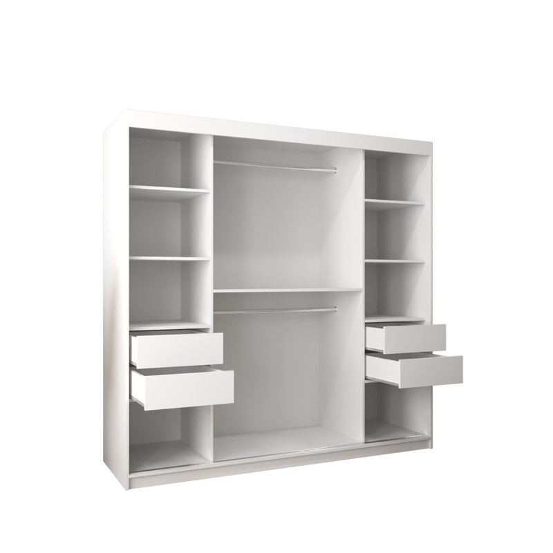 Longerich Manufactured Wood Drawer, White