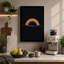 Neon Rainbow Light Modern - Wrapped Canvas-1673389834-1673389843