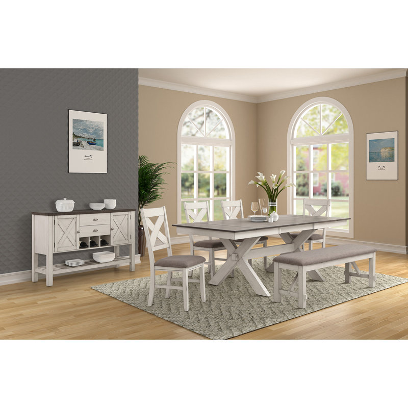 Duerr 6 PC Expandable Casual Dining Set