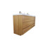 Bobijo 83.5'' Double Bathroom Vanity with Plastic Top