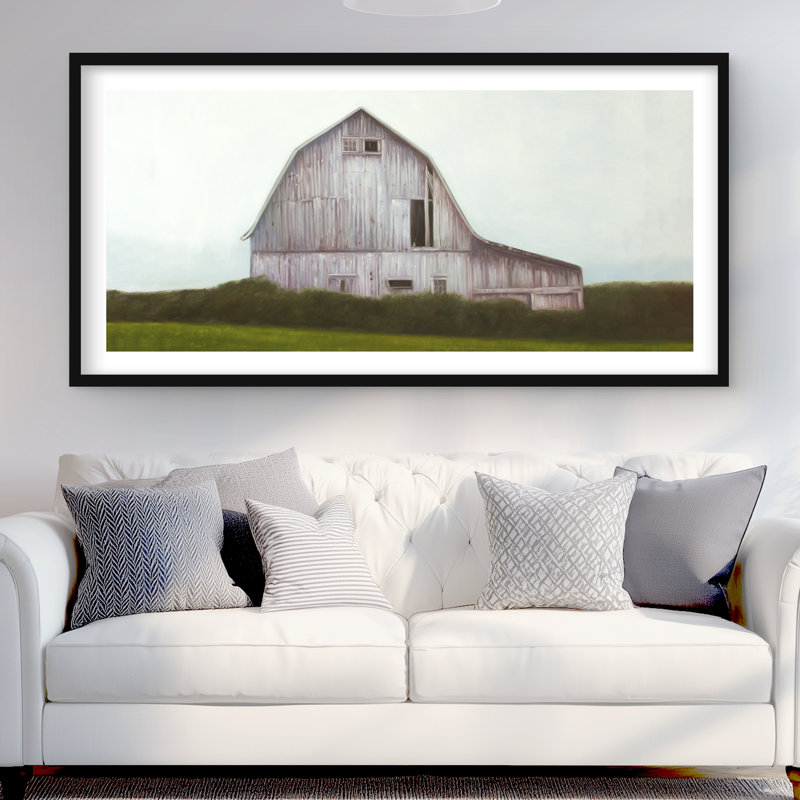 Rustic Barn - Green Farmhouse, Noir, H 24 po x l 48 po