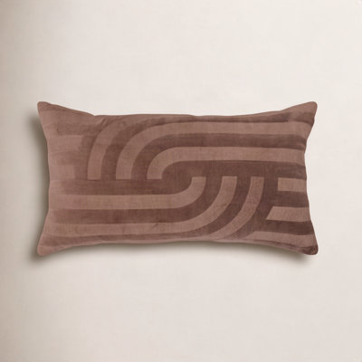 Terrah 100% Cotton Lumbar Rectangular Pillow Cover & Insert