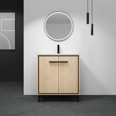 Base de meuble-lavabo 30 po avec lavabo