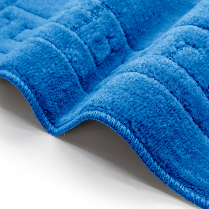 Kelya Greek Key Bath Set, Blue