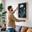 Classical Carnation Study Botanical - Wrapped Canvas-839063106-839063107