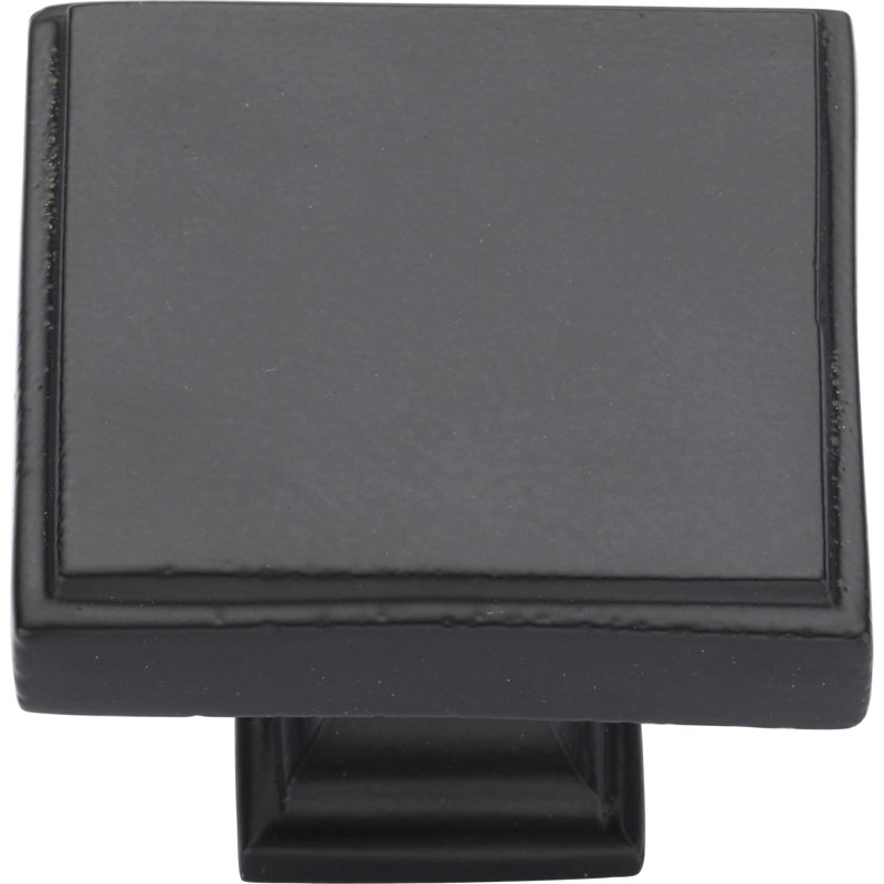 Miles Knob, 1.5, Matte Black