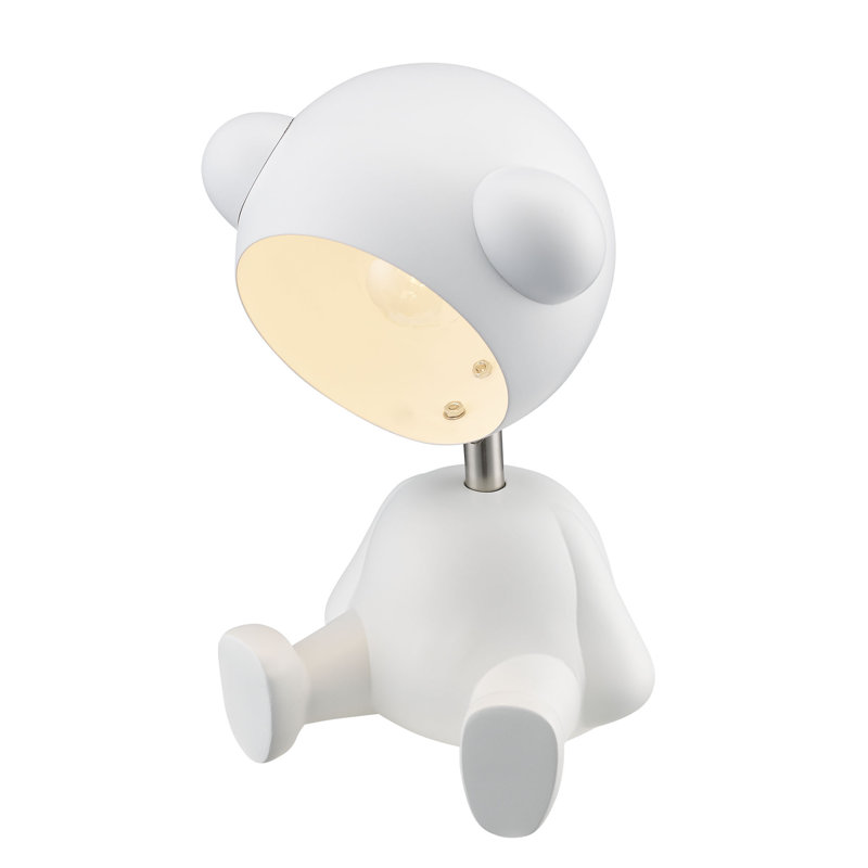 Lampe ours à 1 lumière Lidiea, Blanc