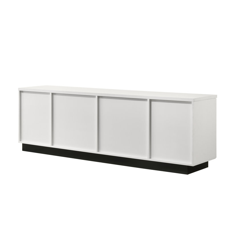 70.5" Tv Stand In White - Drawers And Adjustable Shelf Cabinets For Home Drawer Cabinet Storage A Sophisticated Living Style