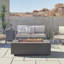 Ensemble de mobilier d'extérieur 4 places avec table de feu Aegean
