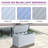 Balconera 63.3'' W 230 Gallons Water Resistant Resin Lockable Deck Box-98715685