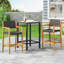 Tabouret en osier et bois Genesee