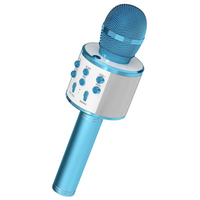 5 Core Bluetooth Wireless Karaoke Microphone All-in-One Portable Handheld Mic with Speaker Recorder Microfono Inalambrico