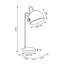 Lampe de bureau en métal 24 po avec abat-jour ajustable Auerbach-1026180692