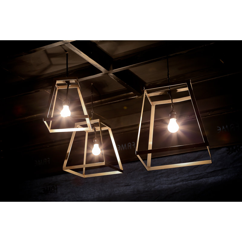 Luminaire suspendu géométrique 1 lumières simple