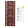 Antiq Red Medallion Design Canvas Backing Carpet Runner