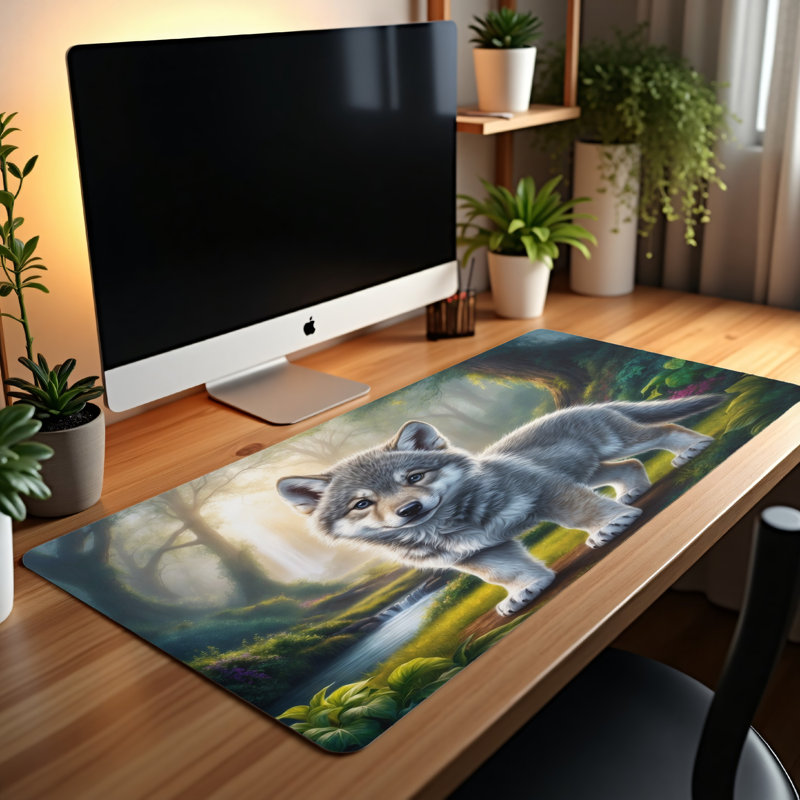 Polyester Desk Pad, 31.5x15.5