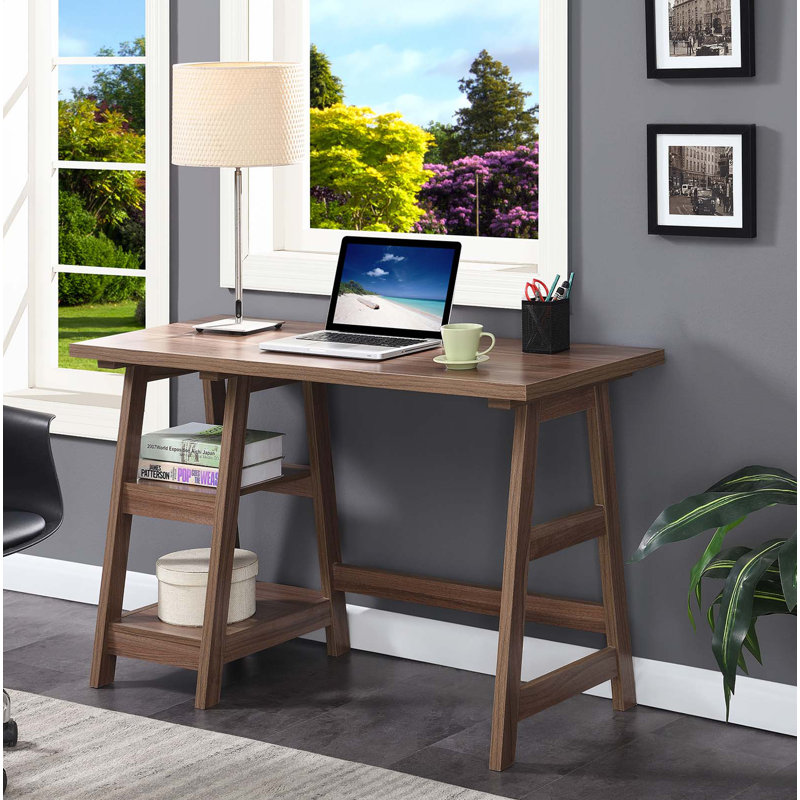 Saribek Reversible Computer Desk, Cappuccino