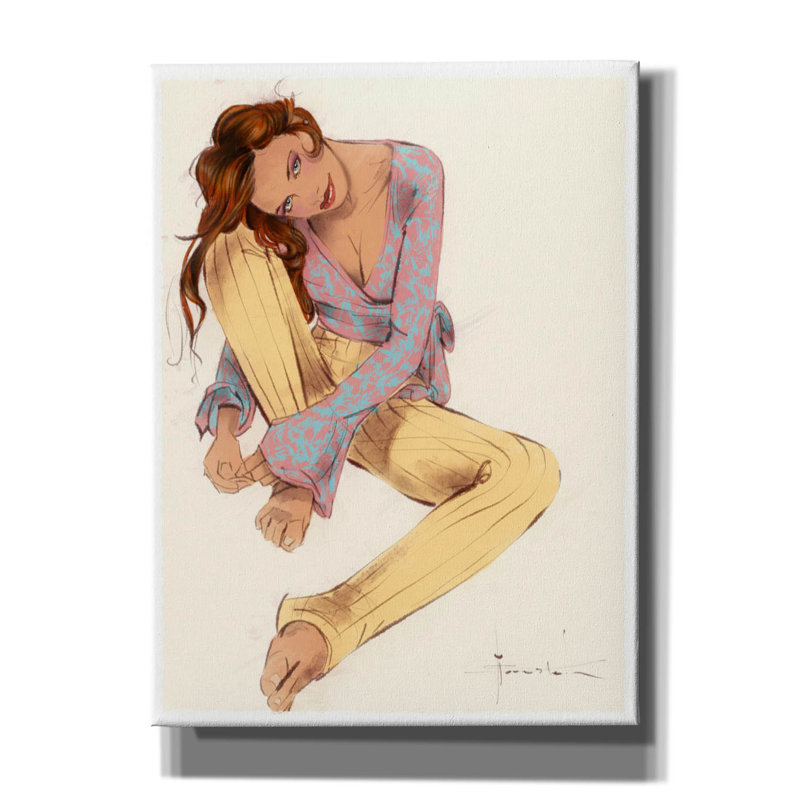 «Hanging Out» par TM Borenstein, H 54 po x l 40 po x P 1,5 po