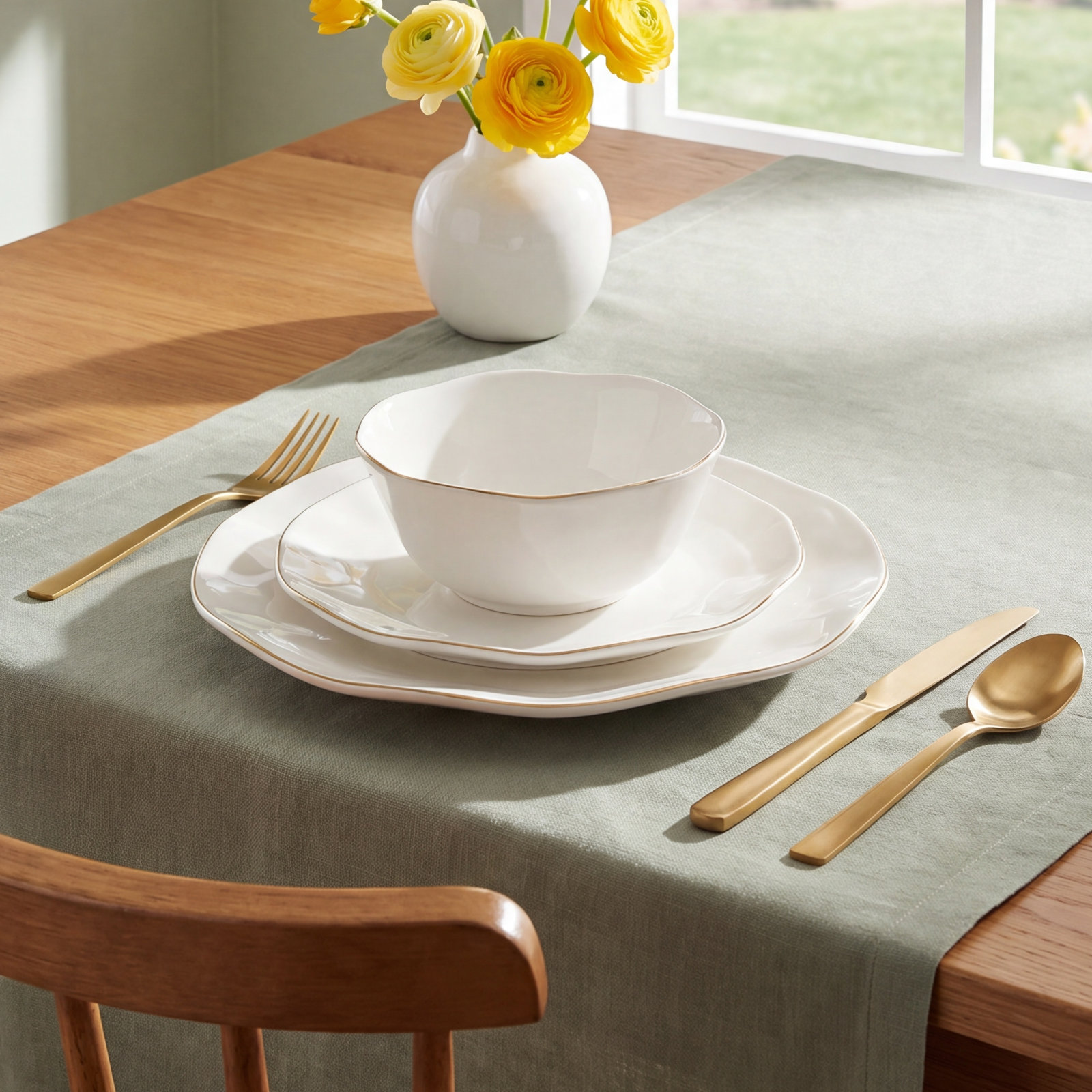 Blue Bay Porcelain Dinnerware Set