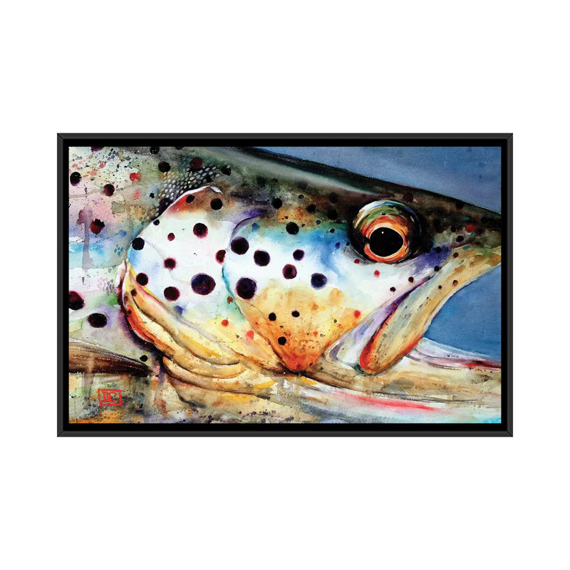 Reproduction d’art sur toile tendue, "brown brown view" par dean crouser,, H 18 po x l 26 po x P 1,5 po, Pas de tapis
