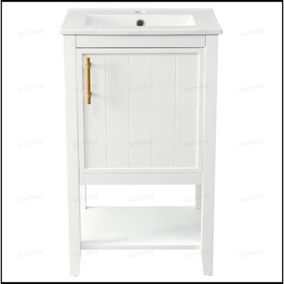 Meuble-lavabo à fermeture en douceur 20 po avec lavabo
