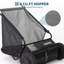 Balayeuse à gazon poussée robuste de 53 cm (21 po) avec chariot de 0,17 m³ (6 pi³) – 3 brosses en V, rapport de transmission de 5:1, hauteur réglable – Entièrement noire, roues en plastique, engrenage et râteau en métal-136126503