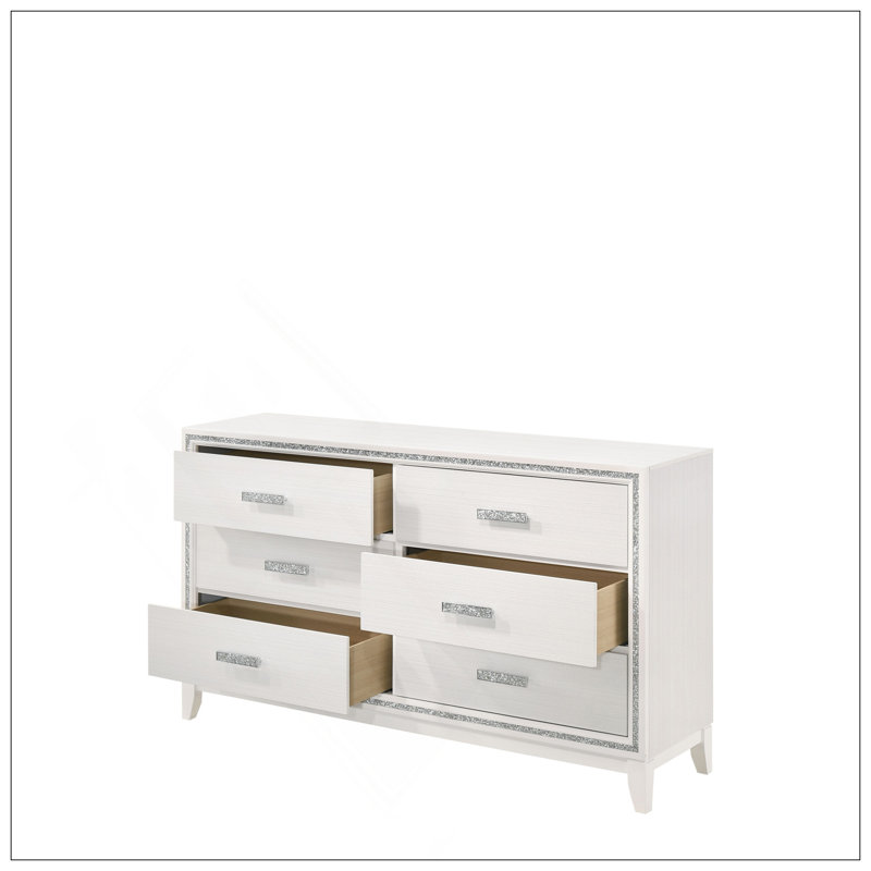 Haiden White Finish Dresser, White