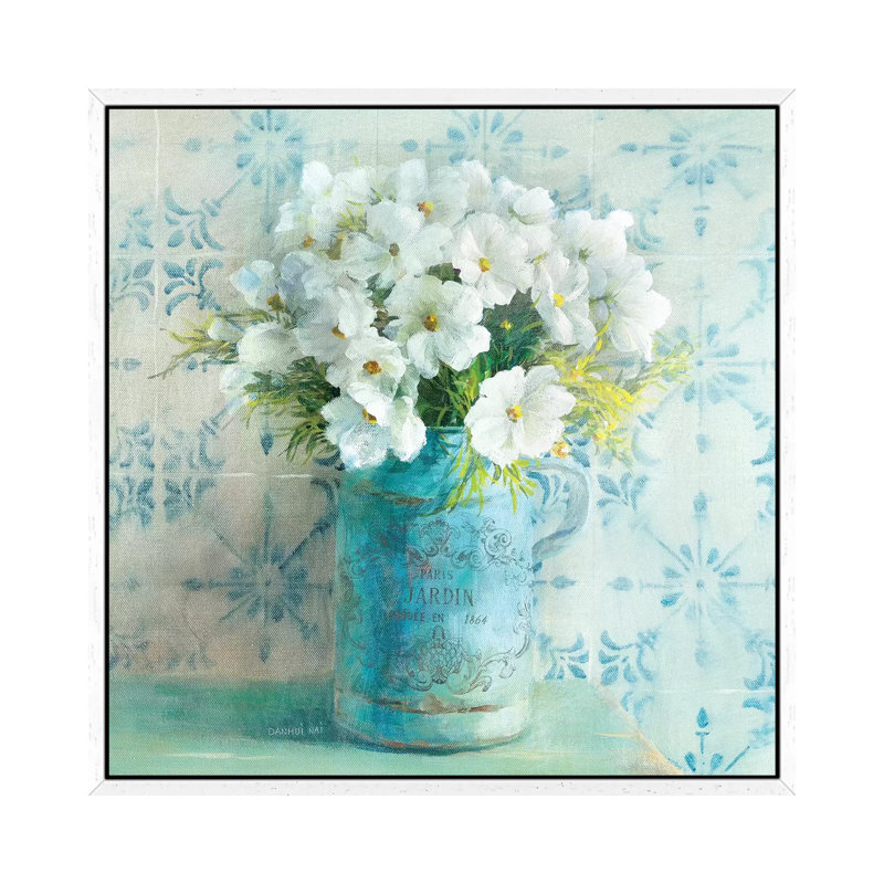 May Blossoms I by Danhui Nai - Print on Canvas, 93.98 cm H x 93.98 cm W, White Framed