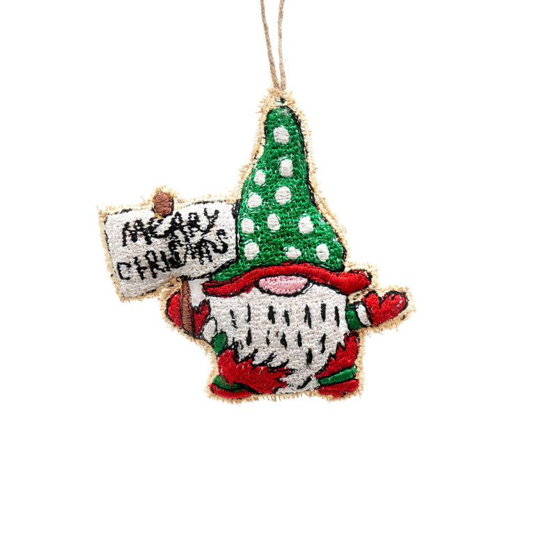 Expobazaar Santa Cheer Hanging Ornament - Multi