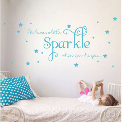 Décalcomanie murale sparkle