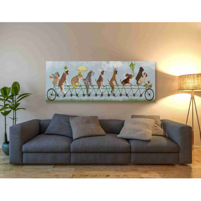 «Mutley Crew on Tandem», impression sur toile tendue
