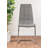 Eubanks High Gloss Double Pillar Dining Table Set with 4 Luxury Faux Leather Dining Chairs-421853329-421853328