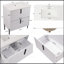 Meuble-lavabo 30 po avec lavabo et pieds en métal-1439329048
