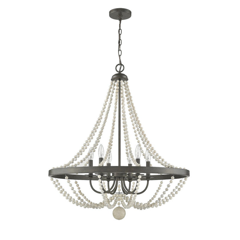 Lustre rustique à 6 lumières Dalanie
