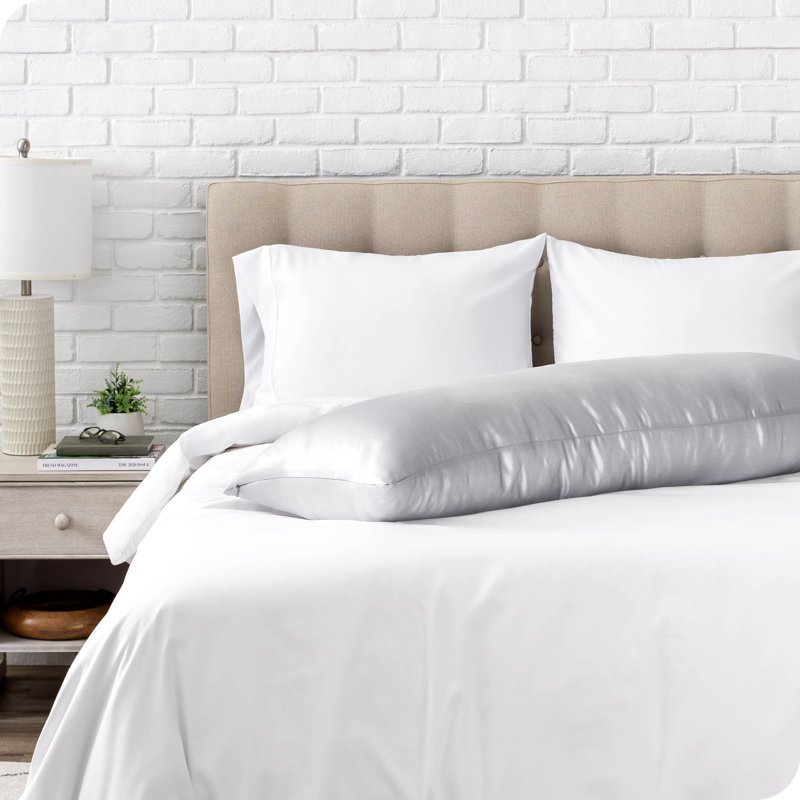 Mulberry Silk Body Pillowcase, Silver