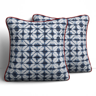 Sereno Geometric Sunbrella® Indoor/Outdoor Throw Pillow