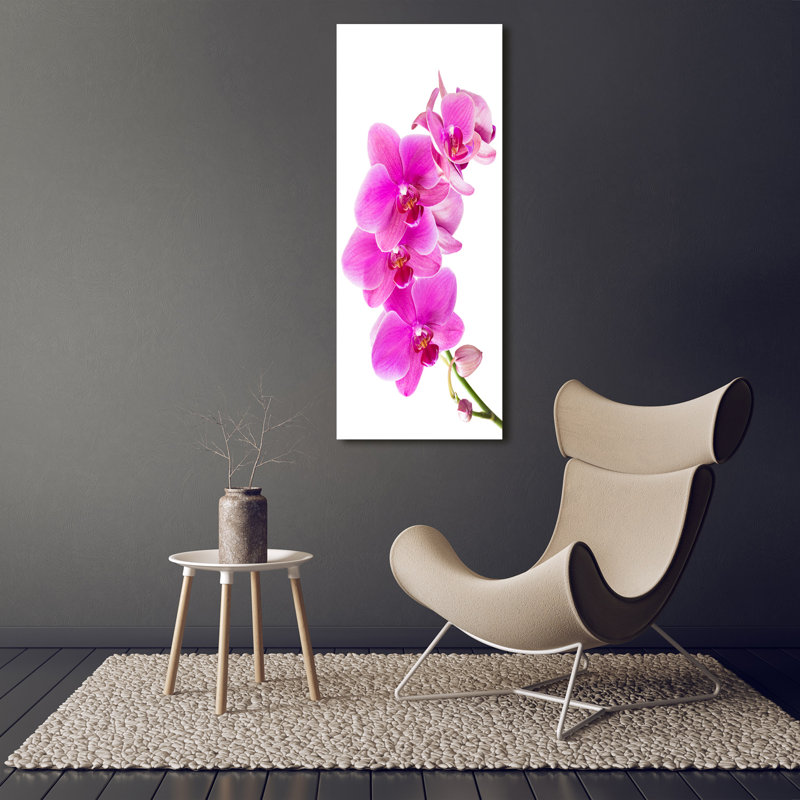 Pink Orchid - Wrapped Canvas Print