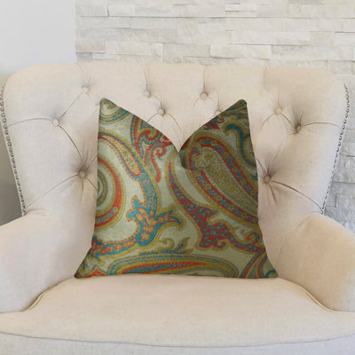 Paisley Cove Double Sided Throw Pillow
