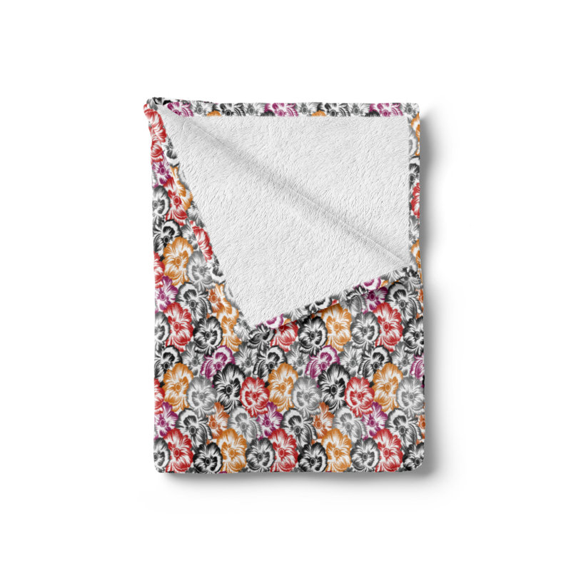 Hand Woven Throw Blanket, 50" W x 70" L