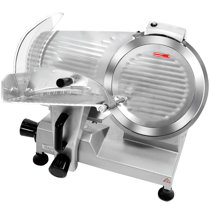 VEVOR 1400-Speed Cast Aluminum and Chromium-plated Steel  Commercial/Residential Food Slicer in the Food Slicers department at