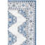 Tapis oriental bleu foncé / ivoire Slesnick-944103005