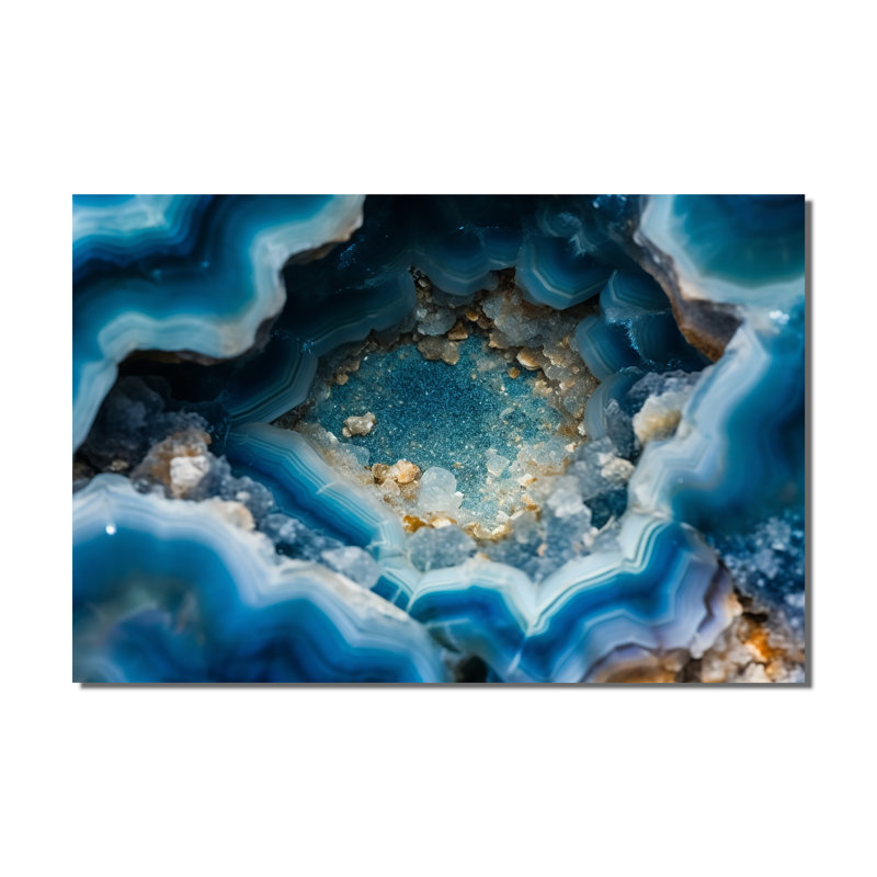 Geode Gems I - Stone Geode Framed Prints