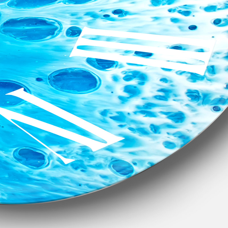 Waves Epoxy ResIn Art I - Horloge murale moderne, Grand