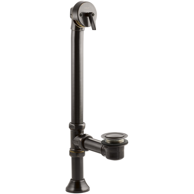 Clearflo Leg Tub Drain with Overflow
