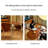 Chestnut colour Oval Solid Wood Dining table