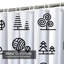 Rideau de douche Tree Plant Line-1106875815