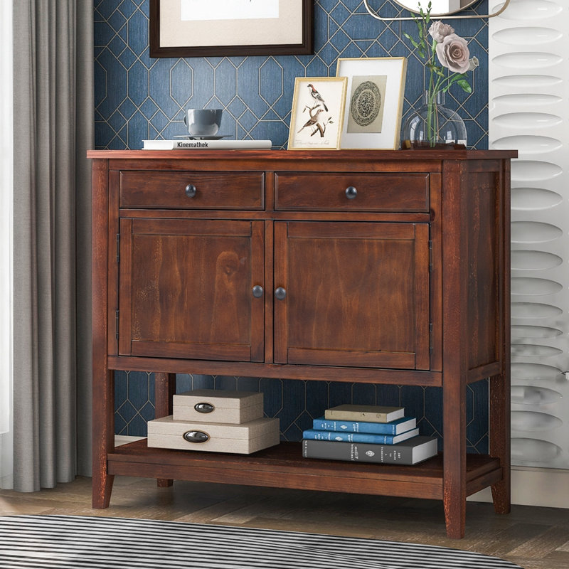Console moderne, Marron foncé