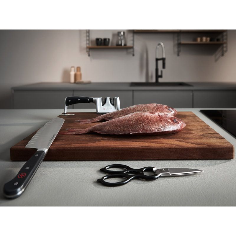 WÜSTHOF Stainless Kitchen Shears With Synthetic Grips, Black
