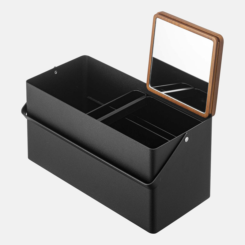 Miroir de rangement Yamazaki Home, Noir