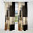 Black Mid Century Fusion II - Midcentury Curtain - Blackout Abstract Curtain - 1 Panels-1207034476
